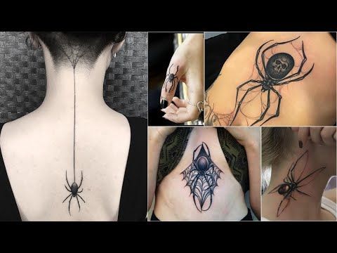 Most Attractive Spider tattoo designs 🕷️| Spider tattoos ideas