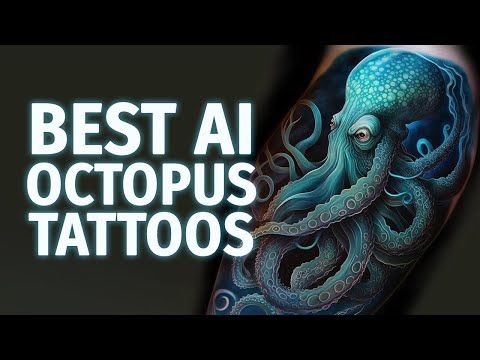 Best Octopus Tattoos Made by AI