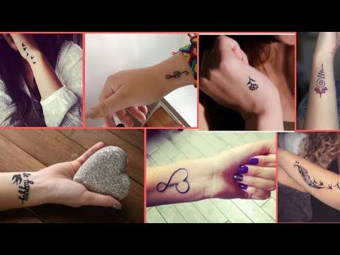 Small Wrist Tattoos: Cute Meaningful small/Tiny Tattoo for Girls on Wrist Hand - Fashion wing