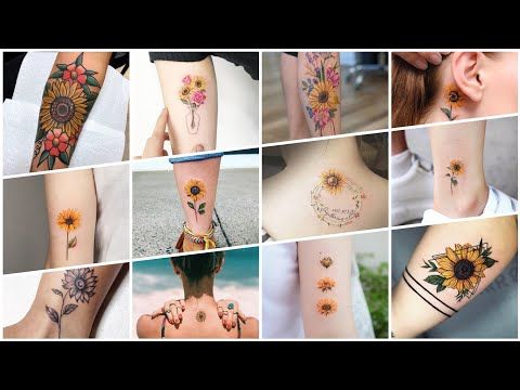 Sunflower Tattoo for Girls / Trending Sunflower Tattoos 2021