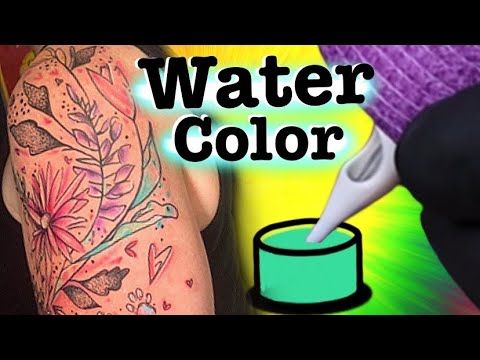 ✅How To TATTOO WATERCOLOR❗ Tips and Tricks to Tattooing Watercolor and more❗️