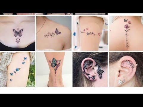 30+trend butterfly tattoos women and girl on body||small tattoos||cute tattoos 2023