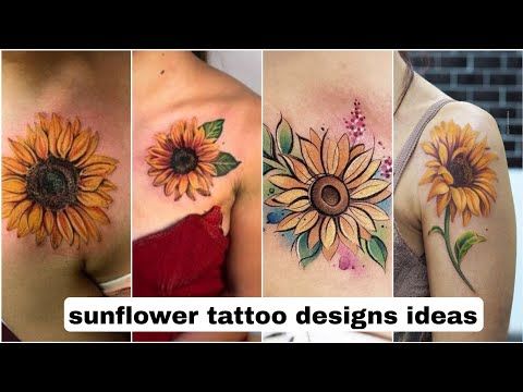 sunflower tattoo designs ideas | sunflower tattoo designs HD video |