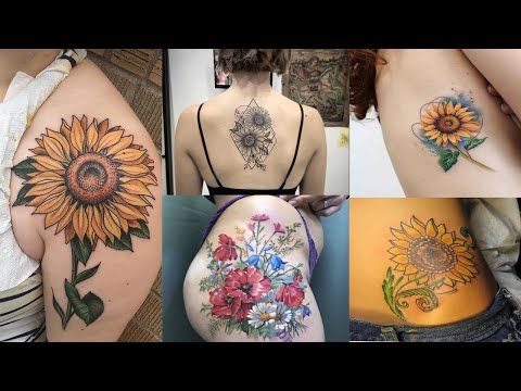 New Sunflower Tattoo Design and Ideas