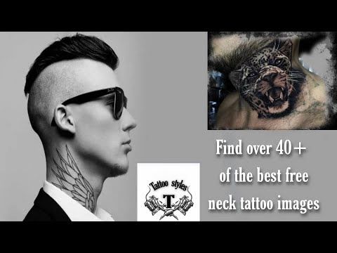 Neck tattoos design for men amazing neck tattoo idea