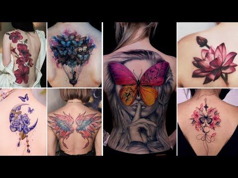 Lovely Back Tattoos For women 2023 | Best Back Tattoo For Ladies | Women's Tattoo 2023 |Just Tattoos