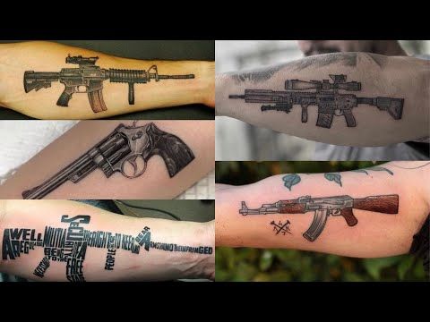 Gun tattoos for Men 2020|Tattoo