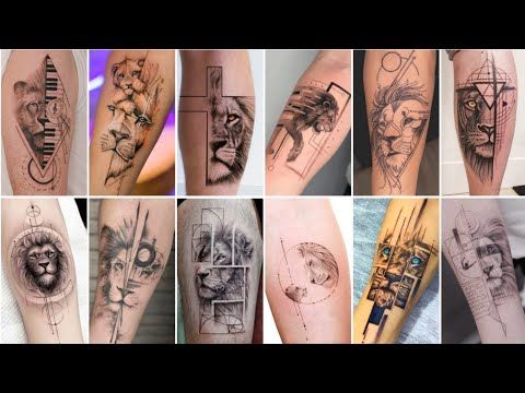 21+ Lion face GEOMETRIC tattoo ideas | Lion tribal tattoo | Lion tattoo meanings