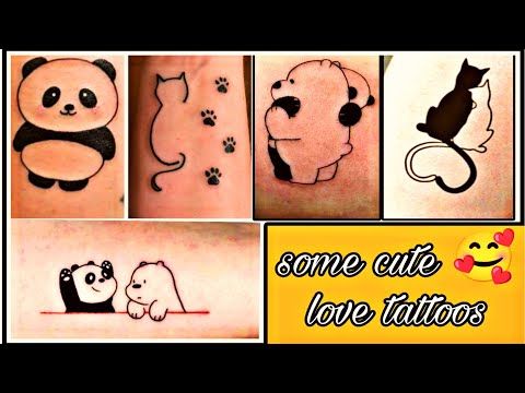 cute love tattoos / girls tattoo designs on hand