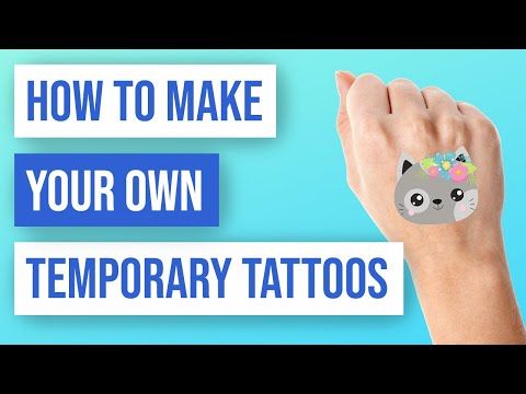 ✨ How to Create Your Own Temporary Tattoos