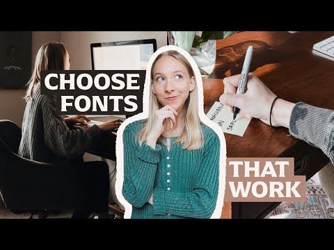 How to Choose the Right Fonts | Designer's Guide
