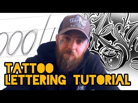 Tattoo Lettering 101 / Step-by-Step Tutorial for Beginners - P Hughes Tattoo