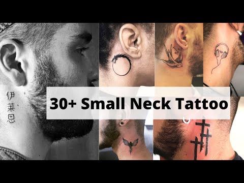 Small neck tattoos for men | Latest neck tattoo designs | Neck tattoo ideas - Lets Style Buddy