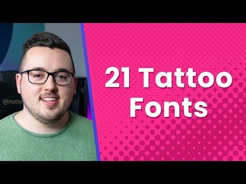 21 Tattoo Fonts and Scripts to Ink into Your Website Forever