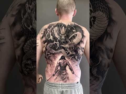Dragon Tattoo Full Back - Stunning Tattoo Design Ideas For Man 2023