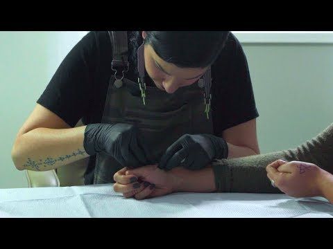 Amy Malbeuf's skin stitch tattoos embody culture