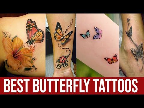 Best Traditional Butterfly Tattos - Colorful Butterfly Tattoo Designs for Men and Women