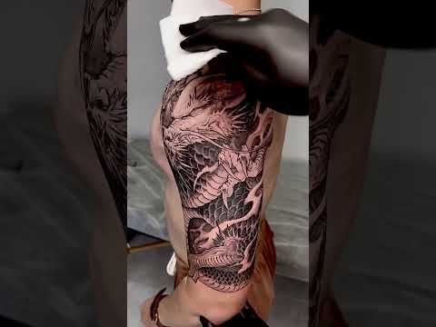 Get Inked! Dragon Tattoo Design Ideas You Must See #shorts