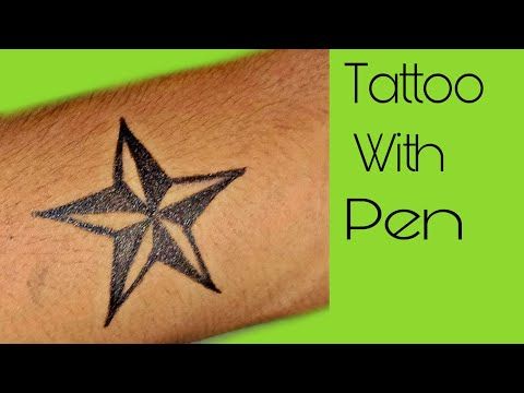 How to make a Nautical Star tattoo
