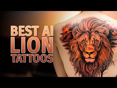 Lion Tattoo: AI-Crafted Lion Tattoo Showcase