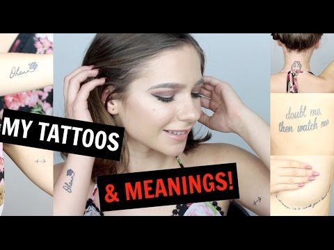 MY TATTOOS & THEIR MEANINGS