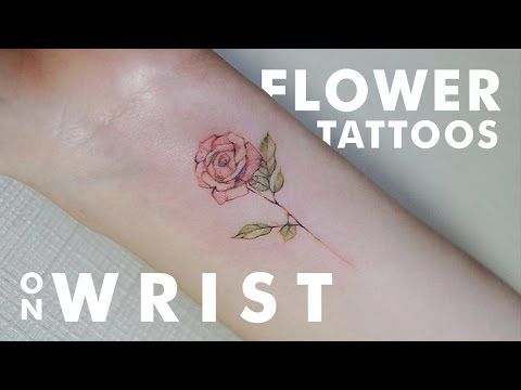 Beautiful Flower Tattoos On Wrist