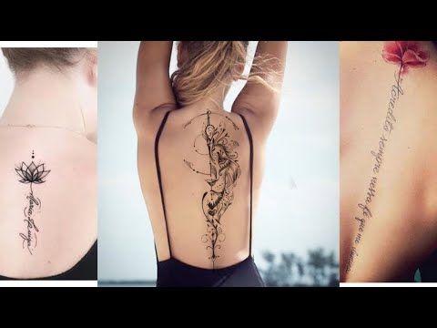 Top 50 spine tattoos that are elegant and beautiful || Kaur Trends