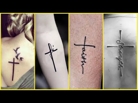 Simple & Cute Cross Tattoo Design Ideas For Girls 2023 | Lovely Cross Tattoos For Ladies 2023