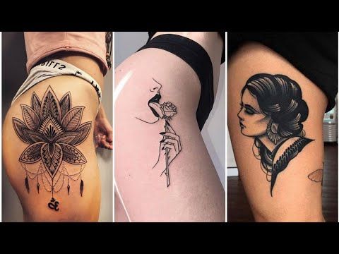 WOW, Look At These 40+ New ATTRACTIVE Side Thigh Tattoos For Girls 2021 | Women's Tattoos 2023!
