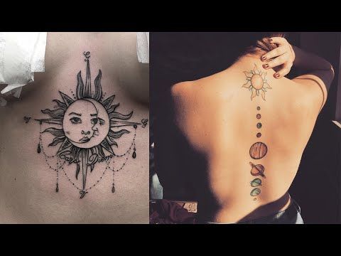 Lovely Moon Tattoo || Moon Tattoo New Styles