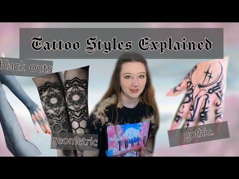 Tattoo Styles Explained | Part 4 | Ornamental Cont. | Geometric, Black-out, Cyber Sigil and more