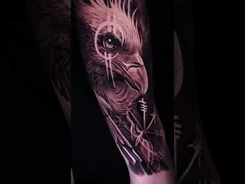 Eagle Tattoo #tattoo #eagle #aguia #tattoos #nature #naturetattoo #nordic #tatuagem #art #ink