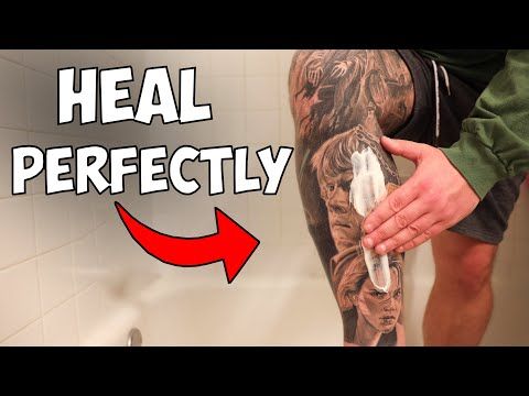 How To Perfectly Heal A NEW Leg Tattoo! (Fresh to Fully Healed)
