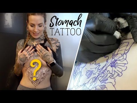 Stomach Tattoo | Session 1 VLOG