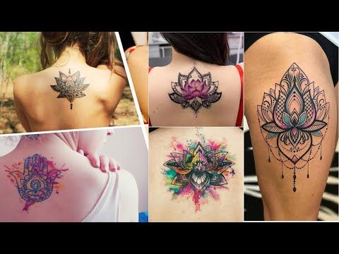 Lotus Flower Tattoo Design and Ideas