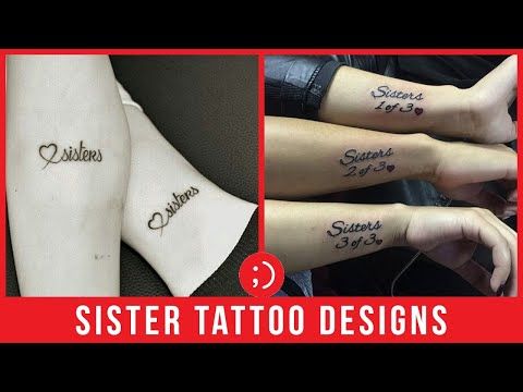 28 Sister Tattoo Designs to Share the Loving Bond Between You and Your Sister With the World