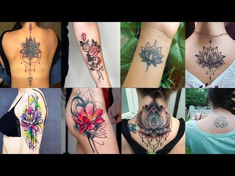 Lotus Flower Tattoo Design and Ideas
