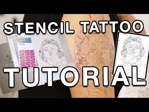How To Stencil a Tattoo From Start To Finish