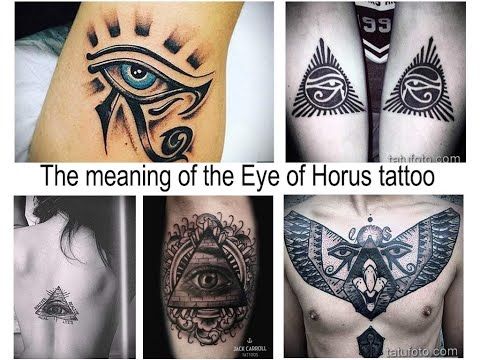 The meaning of the Eye of Horus tattoo - Facts about the picture and photo - tattoovalue.net