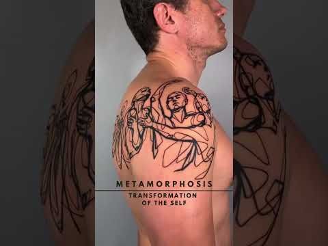 Metamorphosis Shoulder Tattoo