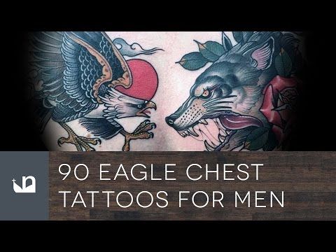 90 Eagle Chest Tattoos For Men