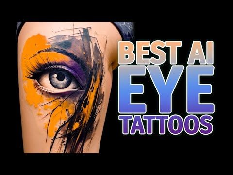 Unique Eye Tattoos Created by AI