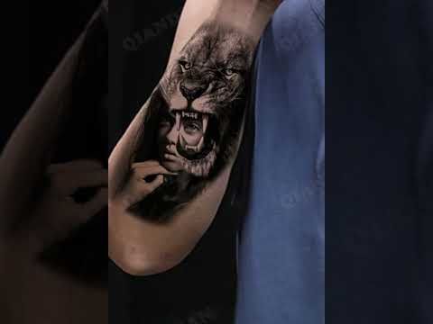 Men Tattoo Ideas -  Lion Tattoo | Tiger Tattoo | Wolf Tattoo - TATTOO HUB
