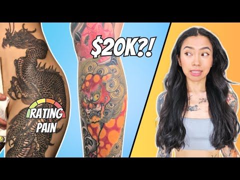 PAIN Level + COST of All My Tattoos