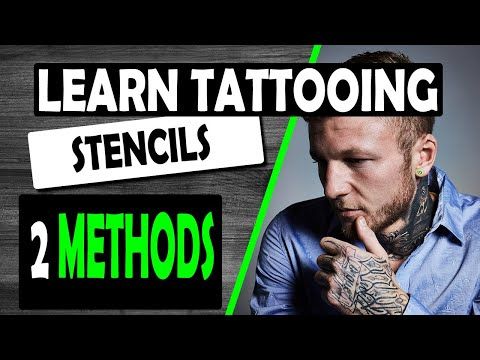 how to make a ✅ TATTOO STENCIL for beginners ✅