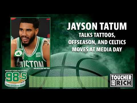 Jayson Tatum Talks Tattoos, NBA Offseason, and Celtics Moves
