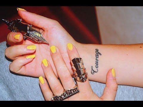 Wrist Tattoos Words - Ideas for Girls and Guys
