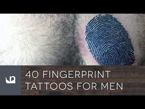 40 Fingerprint Tattoos For Men