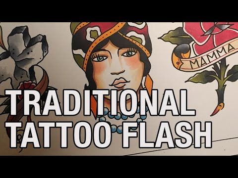 From start to finish - Traditional Tattoo Flash #7