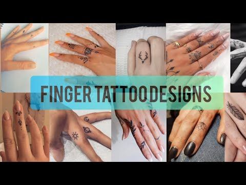 finger tattoo designs for girls || finger tattoo designs for women || small tattoo